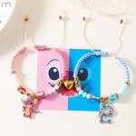 Angel Magnetic Bracelet Factory - Pair Stitch Attraction Woven Cartoon Lovers