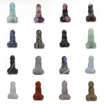 Quartz Statue Supplier - Mini Natural Polished Healing Crystal Reiki Penis