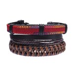 Multi-Layer Bracelet Factory - Bohemian Ethnic Style Adjustable Woven Leather Tribal