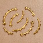 Stainless Steel Pendants Factory - Multi-Layer Charm Connectors DIY Boho Jewelry