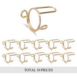 Nail Rings Factory - 10 Pieces Sets Thin Fingertip Protective Cover Trendy