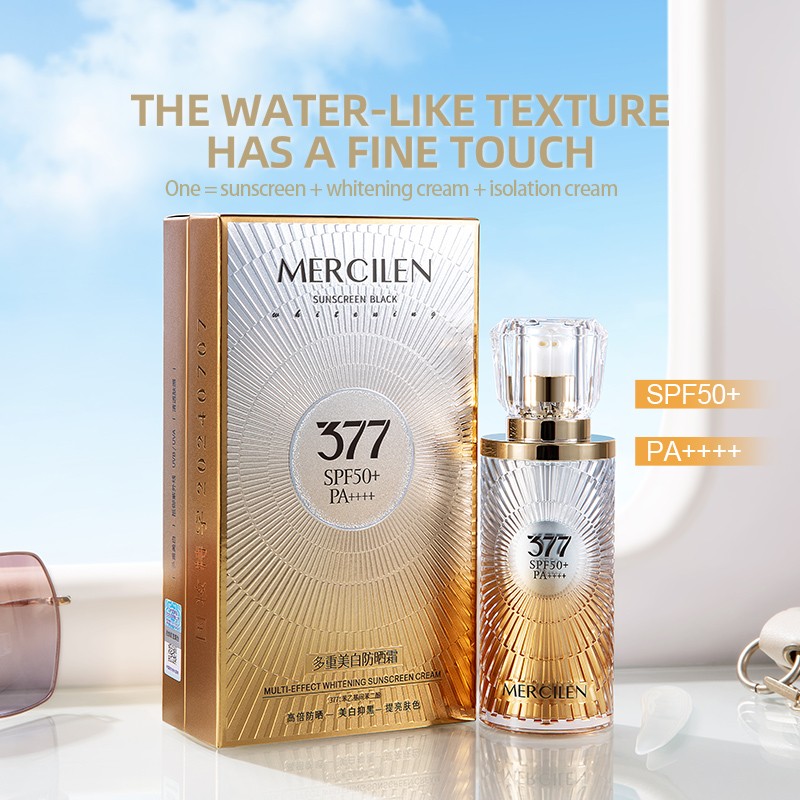 MERCILEN Mineral Sun Screen Cream Spf 50++++ Whitening Face Sunblock Lotion Sunscreen for Body Face Whitening Sunscreen Cream