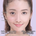 粉底霜面霜BB美白霜彩虹美白彩妆哑光基础油控制平滑细纹自然