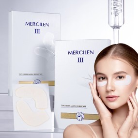MERCILEN Collagen Polypeptide Eye Mask Reduce Dark Circles Anti-wrinkle Eye Pads Anti-puffiness Moisture Under Eye Patches