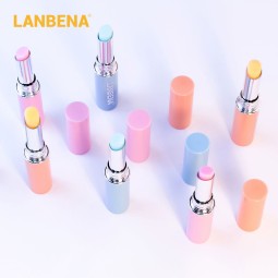 LANBENA持久唇部护理精华保湿变色唇膏与萃取唇妆液体形式