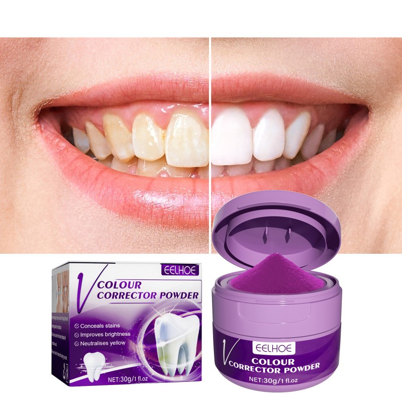 EELHOE Professional Mint Flavored Teeth Whitening Essence Powder Whitening Whitening Multi-Purpose Teeth Whitening Accessories