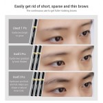 LANBENA眉毛生长促进液眉毛凝胶，用于浓眉标记图案刷管