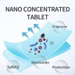 Solid Disposable Household Floor Cleaning Sheet Concentrated Formula for Effective Decontamination Harmless to Hands