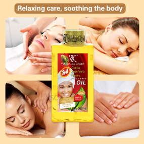 Cocoa Aloe Honey Essential Oil Set 100ml Massage Oil 500ml Facial Body Full Body Massage Oil Ginger-Infused Sweet Seeds