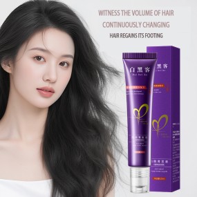 Organic Vegan White Hacker Herbal Extract Hair Development Essence Anti-Removal Nourishing Liquid Tough Hair Root Ball Essential