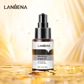 For LANBENA Organic Moroccan Argan Oil Hair   Herbal Repairing and Nourishing Hair Fall Serum Essence Bottles