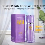 无情的SPF 50++++有机美白保湿防晒霜干燥敏感皮肤防水身体霜矿物质草药