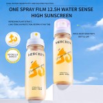 自有品牌有机透明质酸面部精华素SPF 50++防晒霜霜100ml面部抗氧化草药防晒霜喷雾