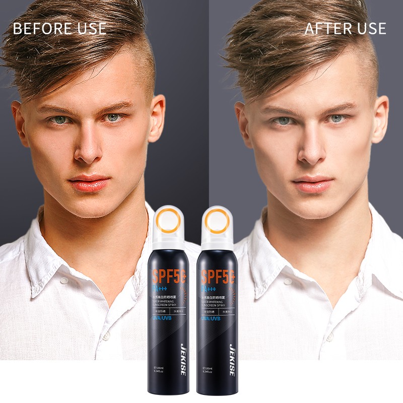 Private Label Jekise 50+++ Vegan Organic Body Sunscreen Spray Long-Lasting UV Protection Moisturizing Waterproof Customizable