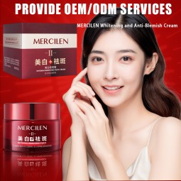 保湿美白黑斑祛斑霜OEM ODM抗衰老面部美白女性保湿霜