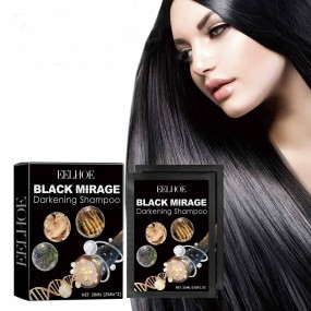 EELHOE Natural Organic Black Hair Shampoo with Ginseng Essence Refreshing and Nourishing Anti-Dandruff Cream