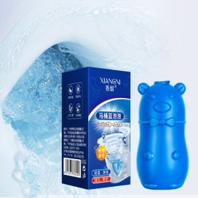 Wholesale Blue Bubbles Block Water-Soluble Automatic Toilet Bowl Cleaner Deodorizer and Cleaner in One