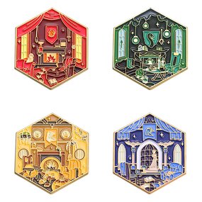 Enamel Pin Factory - Geometric Magic School Brooch
