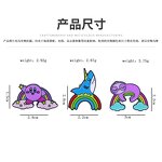 Enamel Pin Factory - Kawaii Sloth Shark Brooch