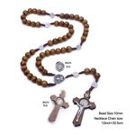 Wooden Cross Necklace Factory - Christian Rosary Supplier