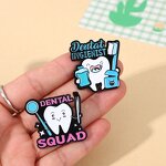 Enamel Pin Factory - Smiley Teeth Medical Brooch