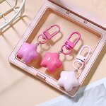 Plastic Keychain Factory - Macaron Star Key Pendant