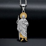 Stainless Steel Necklace Factory - St. Jude Pendant