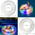 Swim Tube Factory - Heart Shape LED Ring