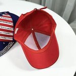 Baseball Cap Factory - Bling Diamond USA Hat