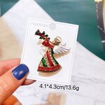 Flower Brooch Factory - Christmas Bow Bell Pin