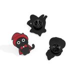 Cartoon Brooch Factory - Black Cat Bat Wing Pin
