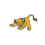 Cartoon Brooch Factory - Lion Simba Lapel Pin