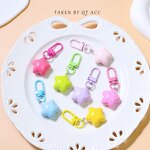 Plastic Keychain Factory - Macaron Star Key Pendant