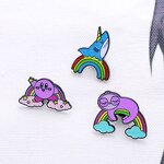 Enamel Pin Factory - Kawaii Sloth Shark Brooch