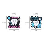 Enamel Pin Factory - Smiley Teeth Dental Brooch