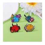 Game Brooch Factory - Devil Dice Enamel Lapel Pin