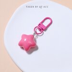 Plastic Keychain Factory - Macaron Star Key Pendant