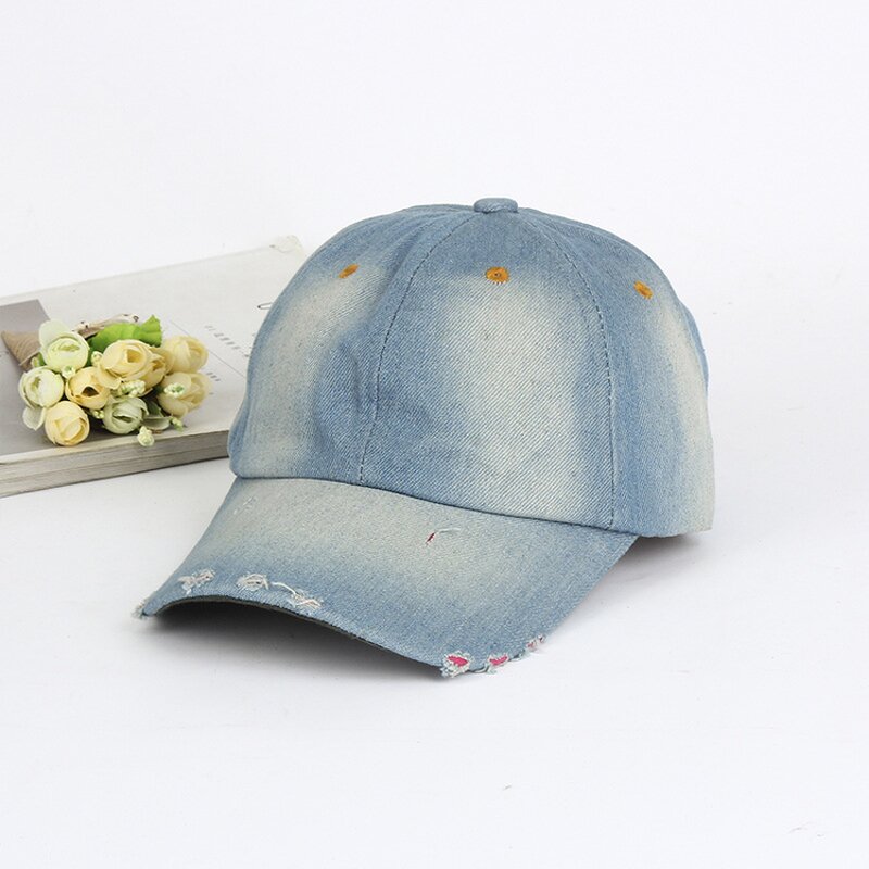 Baseball Cap Factory - Washed Jeans Cowboy Hat