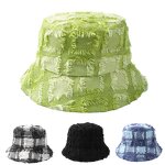 Bucket Hat Factory - Green Plaid Sunshade Hat