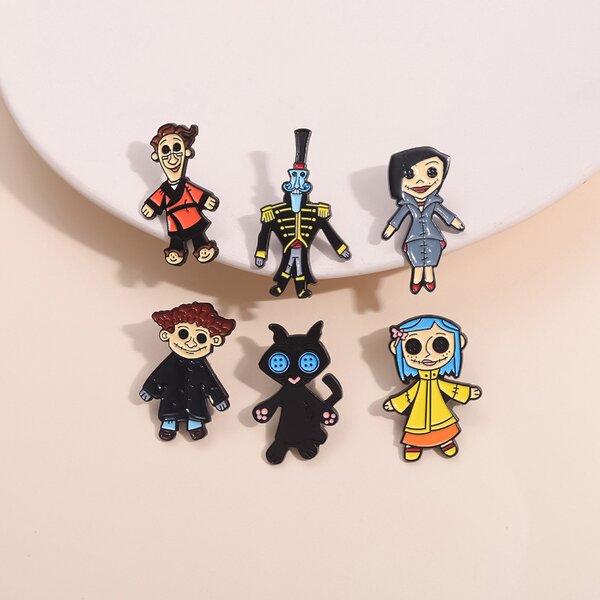 Cartoon Brooch Factory - Black Cat Kitty Lapel Pin