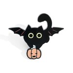 Cartoon Brooch Factory - Black Cat Bat Wing Pin