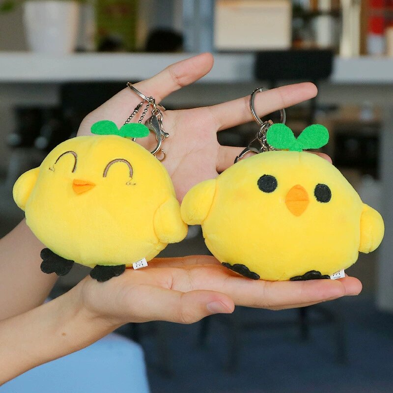 Plush Keychain Factory - Yellow Chicken Toy Keychain