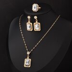Jewelry Set Factory - Stainless Steel Gemstone Set