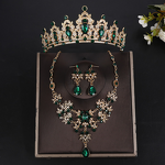 Wedding Jewelry Set Factory - Crown Colored Diamond