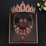 Wedding Jewelry Set Factory - Crown Colored Diamond