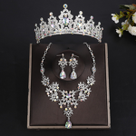 Wedding Jewelry Set Factory - Crown Colored Diamond