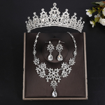 Wedding Jewelry Set Factory - Crown Colored Diamond