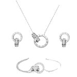 Jewelry Set Factory - 18K Gold-plated Zircon Set