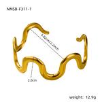 Jewelry Set Factory - Gold Titanium Steel Bracelet Necklace