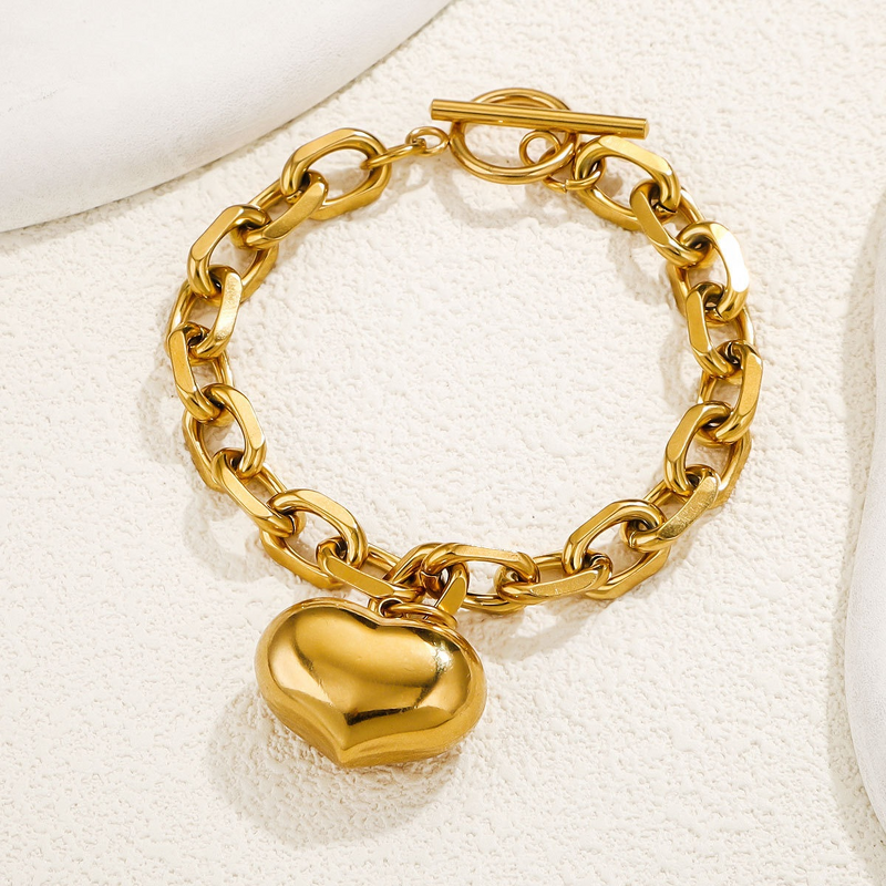 Jewelry Set Factory - Heart Pendant Necklace Bracelet